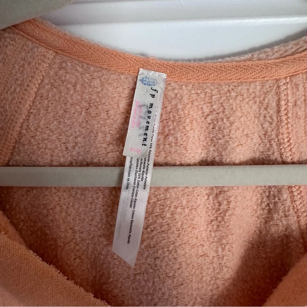 FP movement Peach Hooded Sweatshirt, XS - Picture 2 of 4